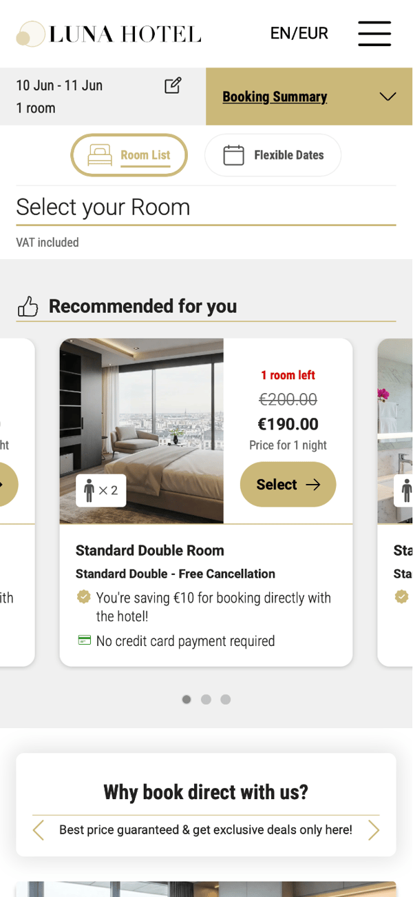 Rate Recommender on Mobile